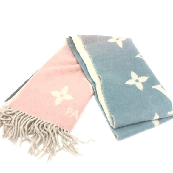 LOUIS VUITTON M70868 charpes-Reykjavik Gradient Scarf Cashmere Multicolore - Picture 5 of 7